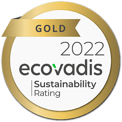 Ecovadis Gold 2022 - Sustainability rating
