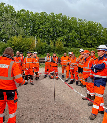 Groupe de collaborateurs SFERIS en formation