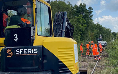 Travaux sur la ligne fret entre Corbigny et Cercy-la-Tour dans le Morvan (58)